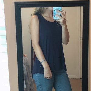 Navy blue tank